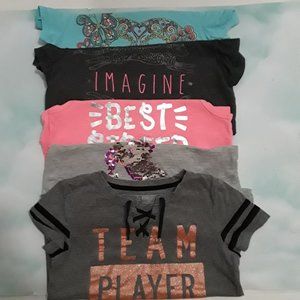 Girls T-Shirts Bundle Size M